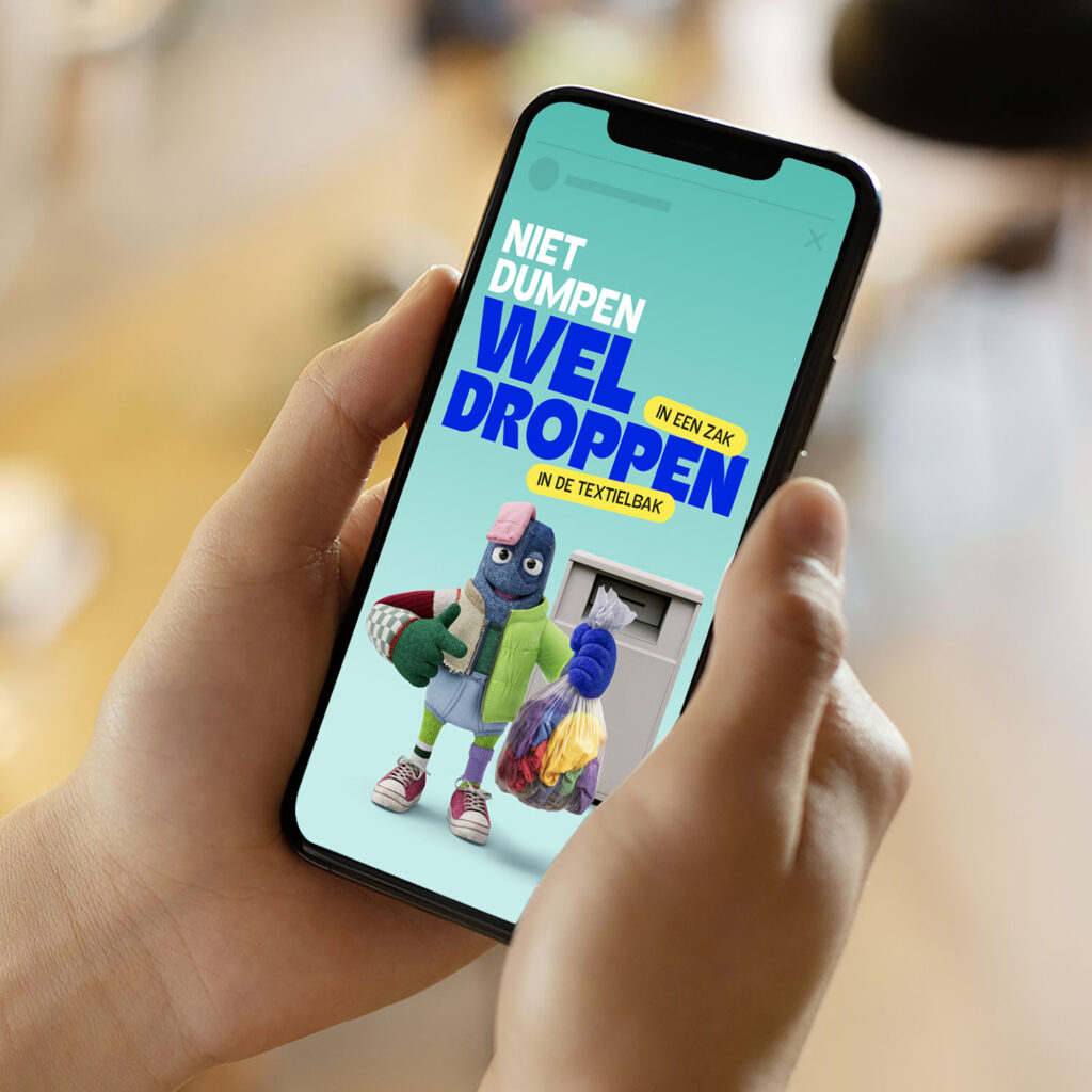 iPhone social media story's, Stichting UPV Textiel